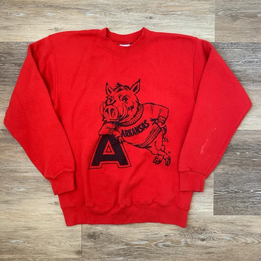 Vintage 90s University Of Arkansas Sweater
